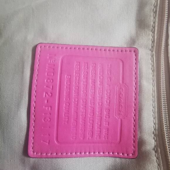 Pink Coach Bag - Picture 2 of 2